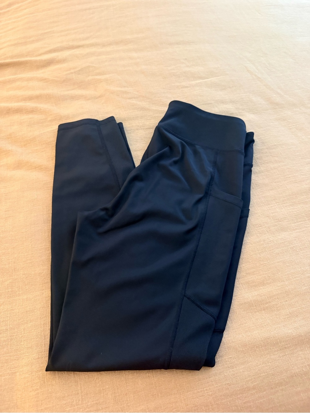Tommy Hilfiger Navy High-Waist Leggings with Side Pocket